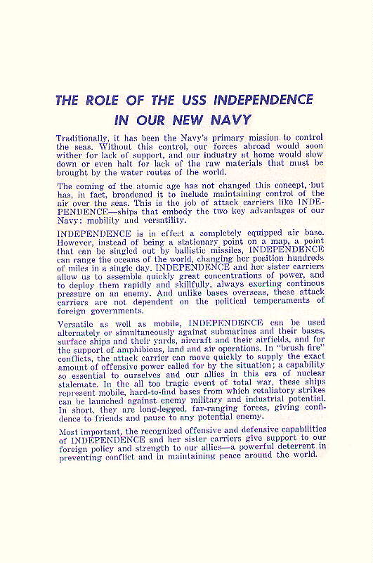 The Role of the Independence